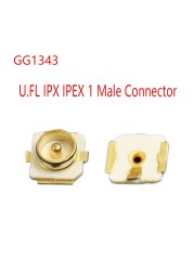 100pcs uFL/u.FL/IPX/IPEX-1/IPEX-4 Male Plug PCB Soldering Board,IPEX1 PCB RF Wire Connector for RF1.13/0.81mm Cable.