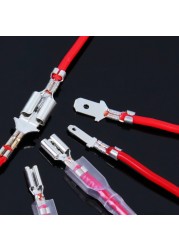 180pcs + pliers 2.8/4.8/6.3mm, electrical connector, butt crimping terminal, female and male wire and cable splicing terminal