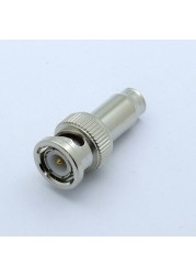 F to BNC Connector RF Adapter BNC Male Plug to F Female Jack Coax Adapter Connector for Camera Scanner 12/50/100pcs