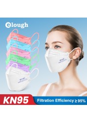 أقنعة الكبار kn95 ffp2 mascarillas fpp2 homology ada 4 رقائق قناع يمكن إعادة استخدامها mascaras الوجه شهادة ffpp2 maske colores