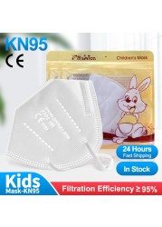 أقنعة Mascarillas FFP2 للأطفال FPP2 قناع KN95 للأطفال fpp2 قناع ffp2tool ada 9-12 صبي فتاة mascarilla infantil ffp2 قناع masque niños