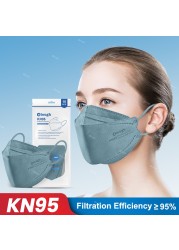 10-100 قطعة Faciales Mascarillas FPP2 Mascarilla KN95 أقنعة الأسماك Cubrebocas KN95 قناع FFP2 Mascherina FFPP2 ffp2masken ffp 2