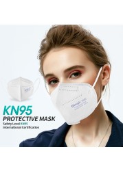 قناع الوجه ffp2 mascarillas kn95 للبالغين من 5 طبقات معتمد من mascarillas ffp2reuse zable ffpp2 mascarilla fpp2 أقنعة fp2 ce masque