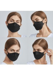 Mascarillas ngras FPP2 Mask Adult KN95 Morandi ffp2fan Face Mask 4 Layers FP2 Black Mask FFP2 CE Certificate 10-100pcs