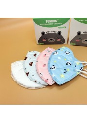 Cute Kids KN95 Mask 5 Layers Face Mask Respirator FFP2 Mascarillas Strawberry Panda KN95 Pocket Masks for Kids Boys Girls