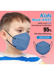 قناع أطفال من Morandi KN95 قناع FFP2 Mascarillas FPP2 معتمد وقاية صحية للأطفال قناع وجه CE masque enfant ffp2fan niños FP2