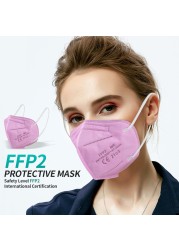 Mascarilla FPP2 Homolucada FFP2 Mascarilla FP2 Colores ffp2 Mask CE 5 Layers KN95 Approved Masks FFP Mask 2 FFP3 FFPP2