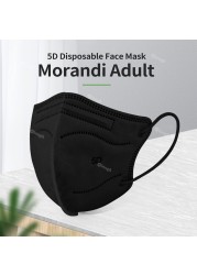 5D Masks KN95 Colors Mascherine FFP2 Mascarillas FPP2 Negras Adult Black Face Mask Respirator Protective Mask ffp2masque CE FP2