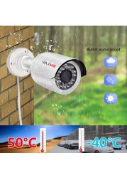 4K 8MP Security Video Camera IP POE Onvif H265 Audio Outdoor Metal Shell Bullet Waterproof Night Vision 48V 4MP 5MP Surveillance