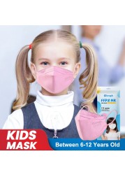 أقنعة إيلو FPP2 للأطفال 6-12 سنة الأسماك الكورية Mascarilla Infantil FPP2 قابلة لإعادة البيع 4 طبقات FFP2 KN95 قناع للأطفال