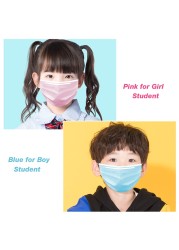 Disposable Kids Mask 3 Layers Colorful Foil Mascarilla Infantil Non Woven Mascarillas quiurgicas Gay Niños