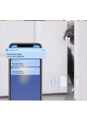 Tuya زيجبي باب الاستشعار الاتصال فتح الاستشعار عن أتمتة المنزل الذكي App التحكم عن بعد العمل مع Aleax ، جوجل المنزل
