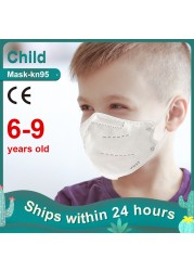 6-9 Old Children Mask FFP2 Masks KN95 Kids 5 Layers Mascarilla Infantil FPP2 Homologada FFP2 Mascarillas Niños FFP2mask Kids