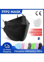 FFP2 Mask FPP2 Masks Approved kn95 Black Masks Filter Face Mask fpp2 Mascarillas ffp2 homology adas spain ffp2fan CE Reusable