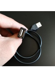 0.6/1.5 متر USB 2.0 ذكر إلى أنثى كابل يو اس بي موسع الحبل سلك سوبر سرعة مزامنة البيانات تمديد كابل للكمبيوتر المحمول لوحة المفاتيح