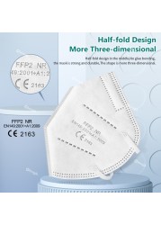 Ffp2 mascarillas CE approved health safety protective respirator face mask ffp2reuse zable masks ffp2fan fpp2 kn95fan ffp 2