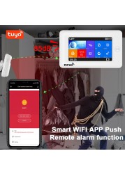 Awaywar-نظام إنذار لأمن المنزل الذكي ، متوافق مع Tuya IP Camrea ، WiFi و GSM ، مضاد للسطو