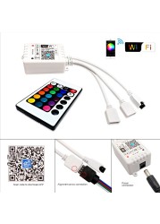 24 Keys LED RGB Controller DC12V IR Remote Control Dimmer for SMD 5050 RGB LED Strip Lights IR Remote Control Box with Battery