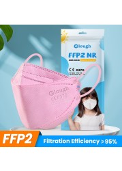 اقنعة FFP 2 للاطفال بعمر 6-12 سنة اقنعة FPP2 الاطفال kn 95 قناع FP2 homology ada 4 رقائق كورية KN95 قناع ffp2 انفانت ffp2fan niños