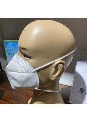 CE Mascarias Headband FFP2 Mask KN95 Black White 5 Layers Face Mask KN95 Mouth Filter Respirator Mask Adults