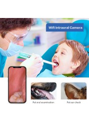 Wireless Oral Endoscope Wifi 8 Adjustable LEDs Intraoral Camera HD Video IOS Android Dental Examination Endoscope