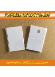 50pcs/lot ISO7816 PVC Smart Card IC Contact SLE 4442 Chip White PVC Blank Smart Card