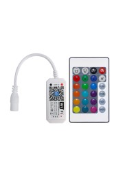 DC5V-24V RF Wireless WiFi RGB Controller Voice Control for RGB LED Strip Light APP Remote Control Magic Home Strip Lights