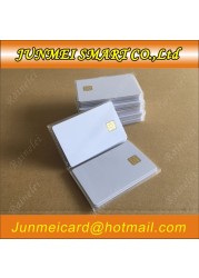 150pcs white contact SLE4428 chip large inkjet printable blank corporate pvc card with chip SLE5528