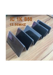 10pcs colorful 13.56mhz nfc card blue red black hotel key access control low cost rfid smart card