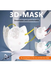 Cat Mask Disposable Masks Cute Cartoon Mask Respiratory Filter Masquerade Masks Women 3D Mask