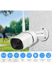 QZT Tuya IP Camera POE Outdoor Waterproof Bullet Video Surveillance Camera Night Vision Home Security CCTV IP Camera WiFi 1080P