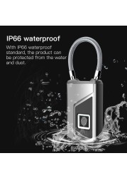 Smart lock fingerprint lock backpack home locker anti-theft waterproof ultra-long standby keyless fingerprint lock