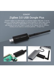 2022 SONOFF ZigBee 3.0 USB Dongle Plus Universal ZigBee USB Stick Gateway ZB Dongle-P Integrated Home Assistant via ZHA