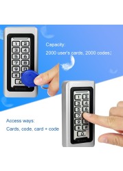 RETEKESS T-AC03 RFID Door Access Control System IP68 Waterproof Standalone Magnetic Card Keypad With 2000 Users