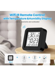 2022 AVATTO Tuya WiFi Temperature Humidity Sensor, Real-time Report LCD Display Indoor Humidity Thermometer Alexa Google