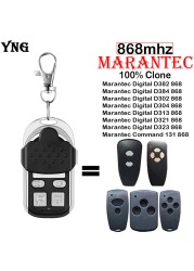 YNG Marantec 868mhz Garage Gate Remote Control for MARANTEC Digital 302 382 313 321 384 304 323 868 Electric Garage Door Opener