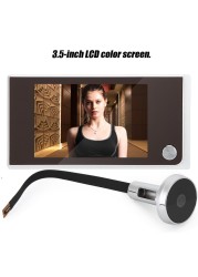 3.5" SN-35A Digital Door Bell LCD 120 Degree Peephole Viewer Photo Visual Monitoring Electronic Cat Eye Camera