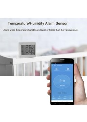 2022 Haozee 3 in 1 WiFi Siren Connectivity with Temperature Humidity Sensor Tuya Smart Life Alexa Google Home