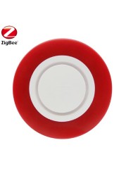 HS2WD-E Red Flashing Zigbee Siren Strobe Siren Works with Konby, smartthing, home assistant, Kaku