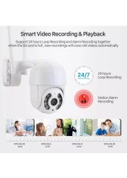 2022 IP Camera 5MP HD Outdoor AI Human Audio Detection 3MP Wireless Security CCTV Camera P2P RTSP 4X Digital Camera Zoom Wifi