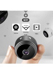 A9 Mini Wireless WiFi IP Network Camera Surveillance HD 1080P True Night Vision Without Motion Home Security P2P Camera