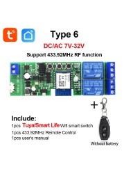 WiFi Smart Garage Door Receiver RF Door Remote Control Tuya/Smart Life/eWeLink APP Controller with Alexa Google Home