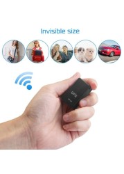 GF07 Magnetic Vehicle Tracker Small GPS Real Time Tracking Locator Device Magnetic Portable GPS Real Time Vehicle Locator