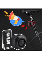 Waterproof Bike Alarm USB Charging Motorcycle Electric Car Anti-lost Wireless Remote Control Vibration Alarm Detector