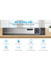 BESDER H.265AI 4K UHD Output CCTV NVR 9CH 16CH 32CH 5MP Video Surveillance Network Recorder Motion Detection P2P Face Detection DVR