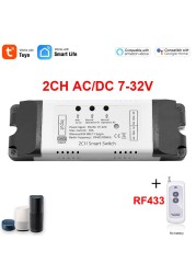 Tuya Smart Life Garage Door Opener Wireless Controller WiFi Switch AC/DC 12V 24V 110V 220V Alexa Echo Google Home DIY Smart Home