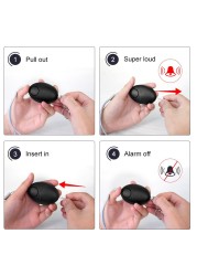 Low Price 120dB Self Defense Alarm Egg Girl Women Security Alarm Personal Safety Scream Loud Keychain Emergency Alarm