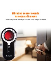 Infrared camera detector hotel anti express shooting anti eavesdropping safety vibration alarm anti theft detector