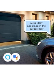 WiFi Smart Garage Door Smart Life APP Remote Control Open Close Monitor Compatible With Alexa Echo Google Home No Hub Require