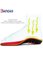 3ANGNI Orthotic Arch Shoe Accessories Support Inserts Orthotic Flat Feet Insole for Men Woman Heel Pain Plantar Fasciitis